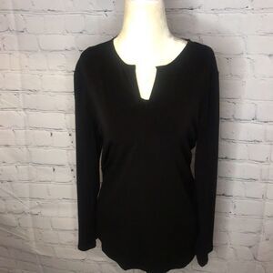 🖤 Black V-Neck long sleeve Blouse